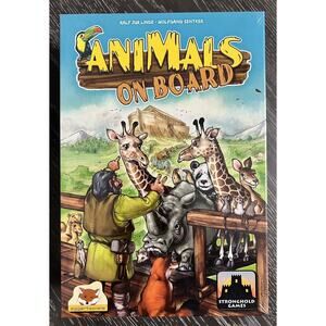 Animals On Board Game by Ralf Zur Linde 2016 Stronghold Games, New and Sealed